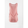 Single jersey sleeveless T shirt